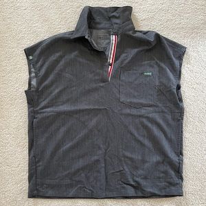 mediclo collared scrub top